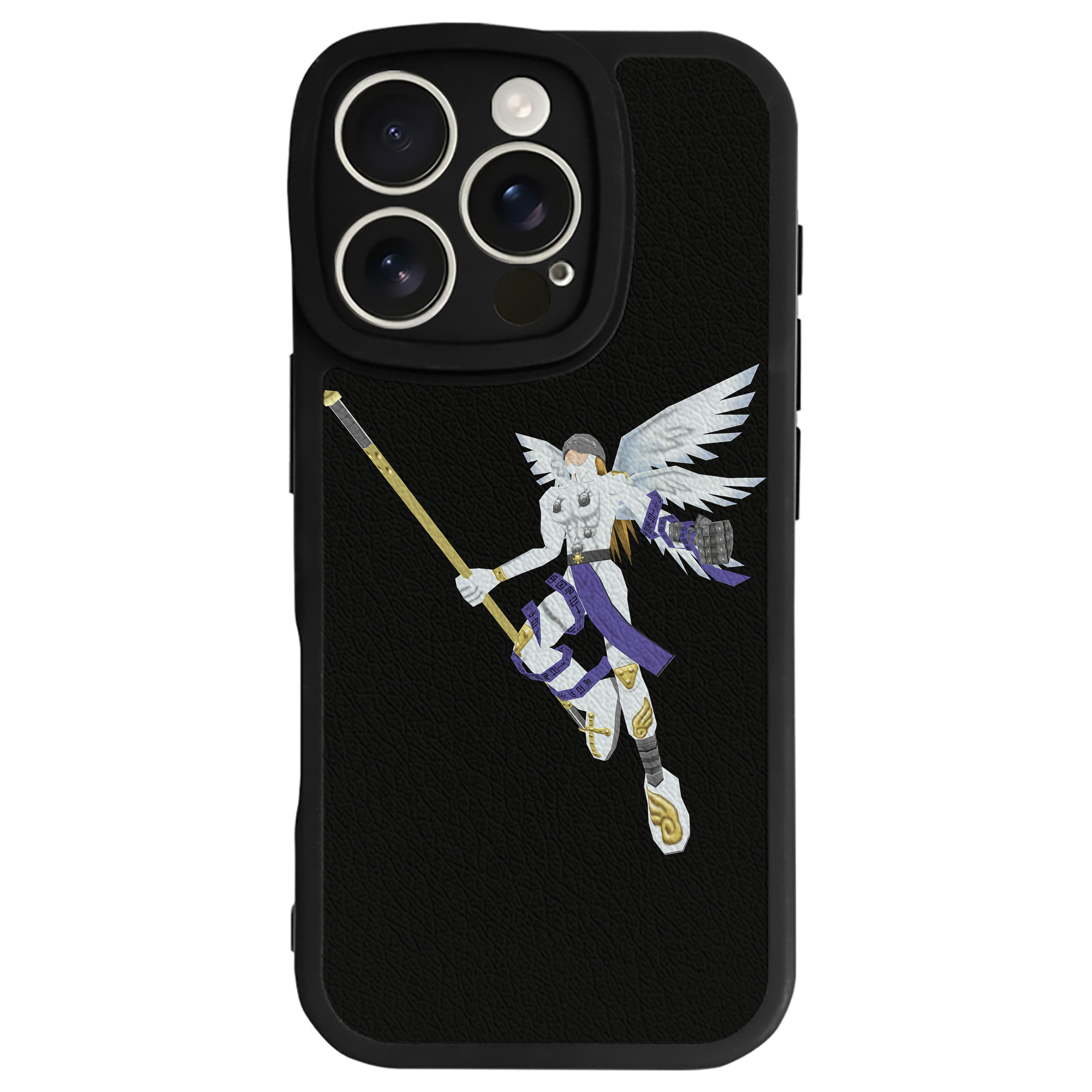 （画像用） Digimon デジタルモンスター/デジモン 【iPhone 16シリーズ対応】シリコンスマホケース（レザー調） 材質：シリコン